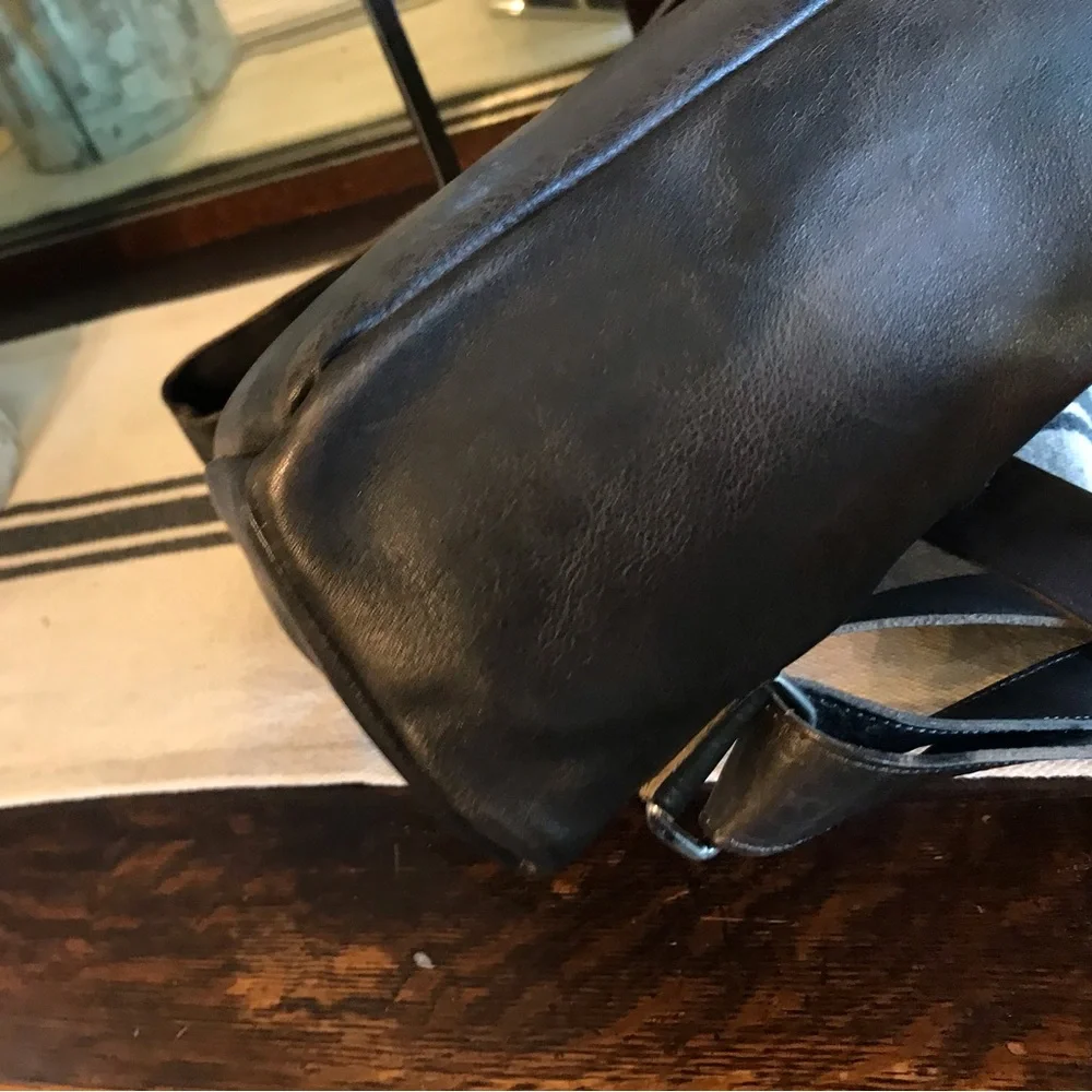Bed Stu Howie Leather Backpack Black Grey Rustic Rustic Retail $365 - Picture 10 of 14